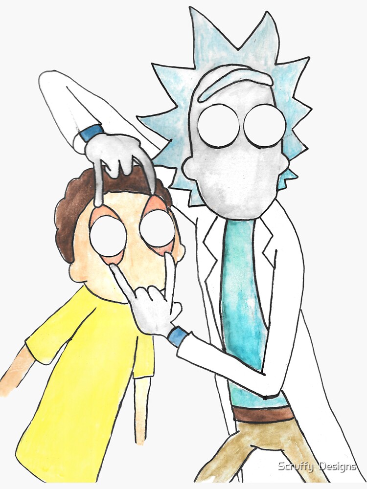 Transparent Eyes - OPEN YOUR EYES MORTY by AJTheJuiceman