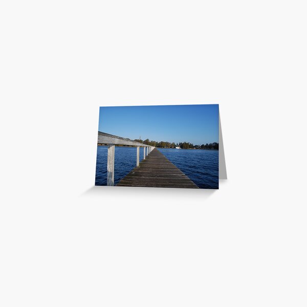Out On the Water - Long Jetty Greeting Card