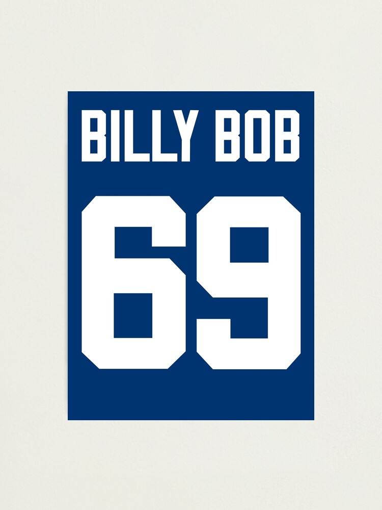 Varsity Blues Jersey Shirt – Billy Bob, 69 Photographic Print for