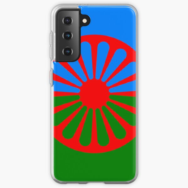 bandera gitana Funda blanda para Samsung Galaxy