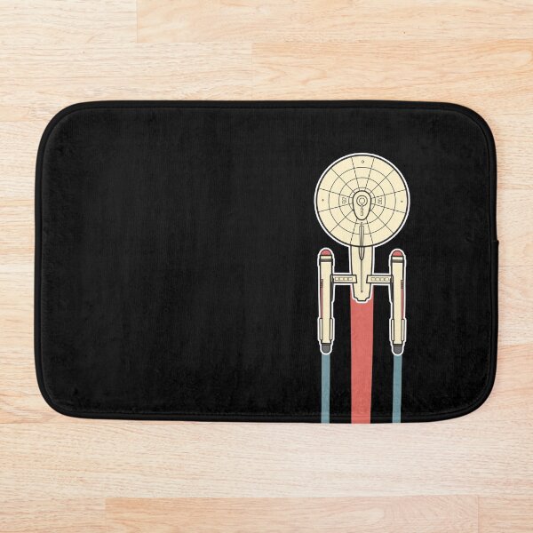 USS Enterprise Star Trek Bath Mat