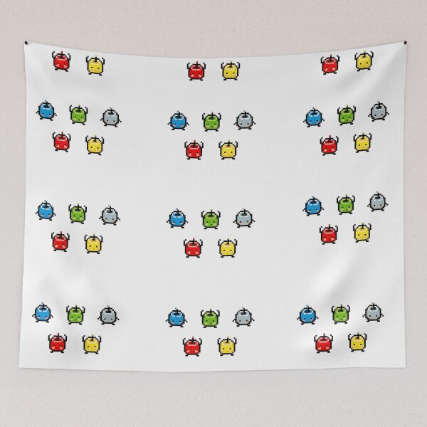 Item preview, Stardew valley junimos print white designed and sold by jellyrelish.