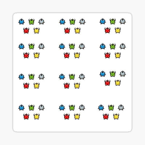 Aperçu de l'œuvre Stimare de vallée junimos imprimé blanc créée et vendue par jellyrelish.