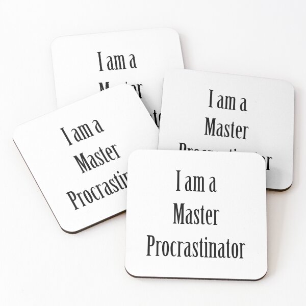 Item preview, I am a master procrastinator designed and sold by Cobbwebski.