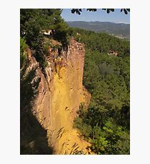 Ochre Photographic Print