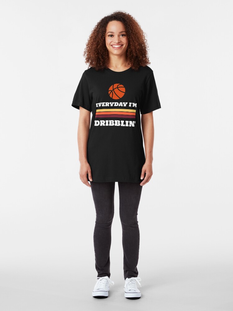 Alternate view of Everyday I'm Dribblin Slim Fit T-Shirt