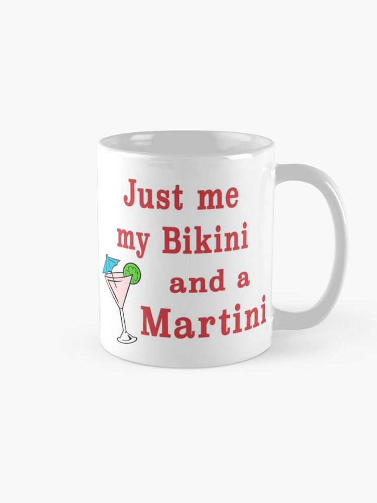 Alternate view of Bikini Martini beachwear swimsuit cosmopolitan. Coffee Mug
