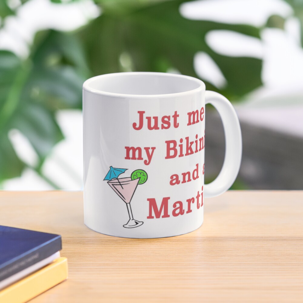 Bikini Martini beachwear swimsuit cosmopolitan. Coffee Mug