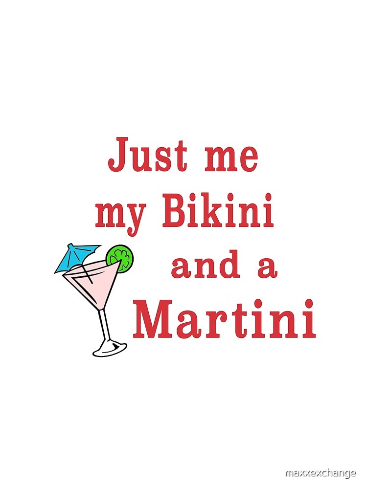 Bikini Martini beachwear swimsuit cosmopolitan. by maxxexchange
