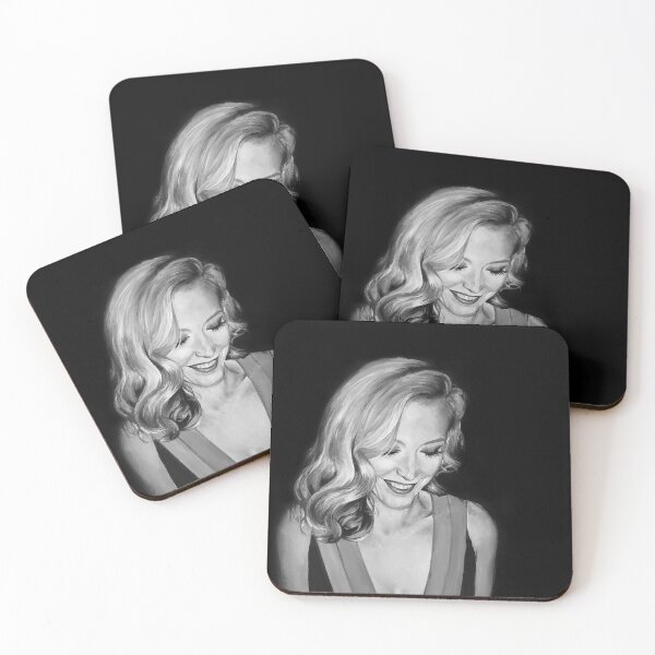 Item preview, Gillian Anderson Black & White Original Painting designed and sold by storybycorey.