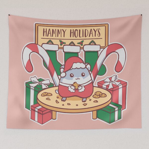 Item preview, Hammy Holidays! designed and sold by Vanilla-Pudding.