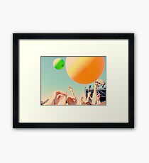 Una tarde de colores Framed Print