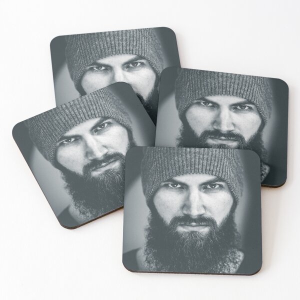 Item preview, Angry bearded man in beanie designed and sold by erikallen920.