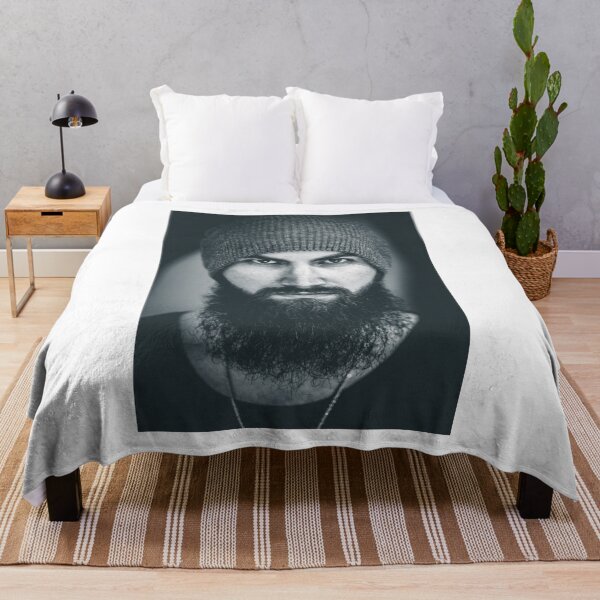 Item preview, Angry bearded man in beanie designed and sold by erikallen920.