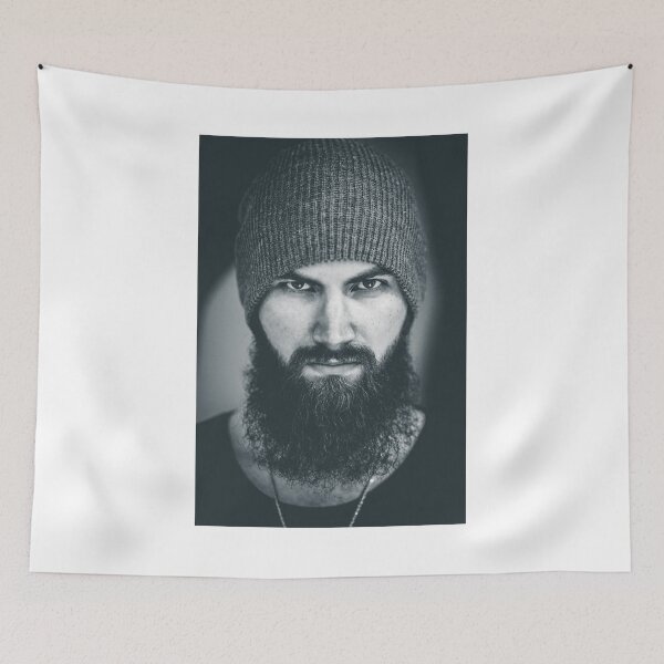 Item preview, Angry bearded man in beanie designed and sold by erikallen920.