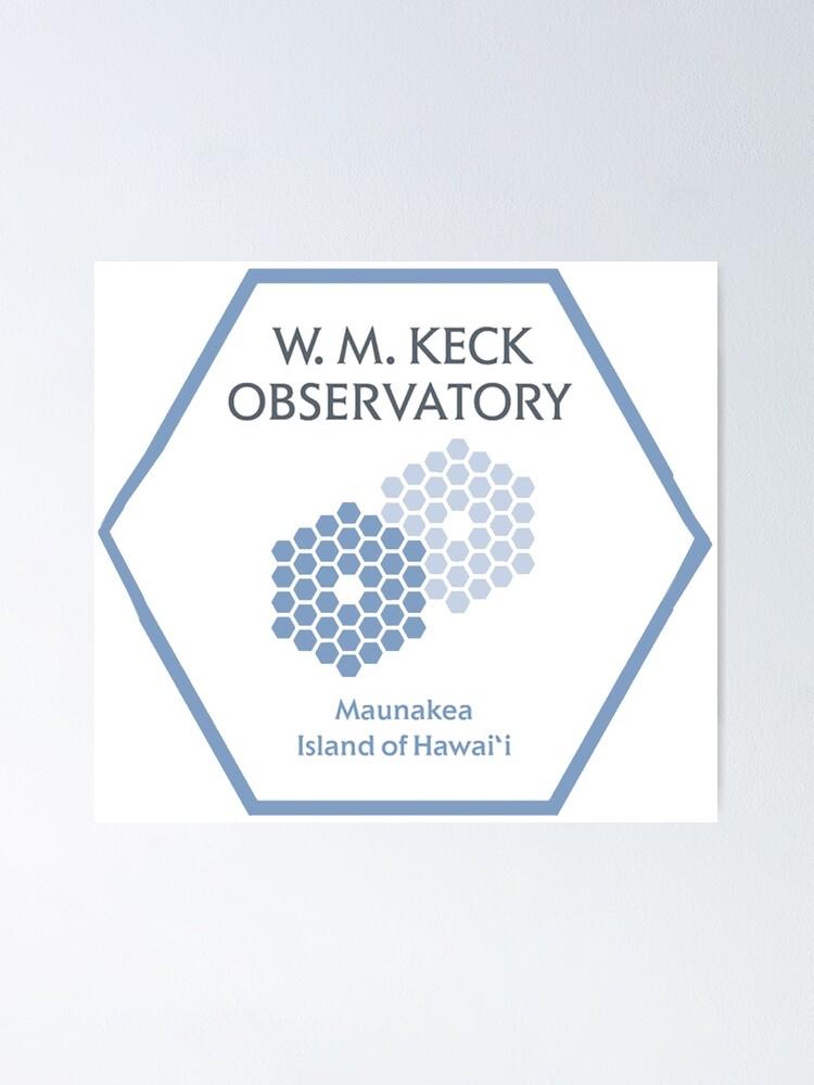 "W. M. Keck Observatory Logo" Poster for Sale by Quatrosales Redbubble