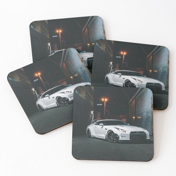 Item preview, white nissan gtr widebody in alley designed and sold by erikallen920.