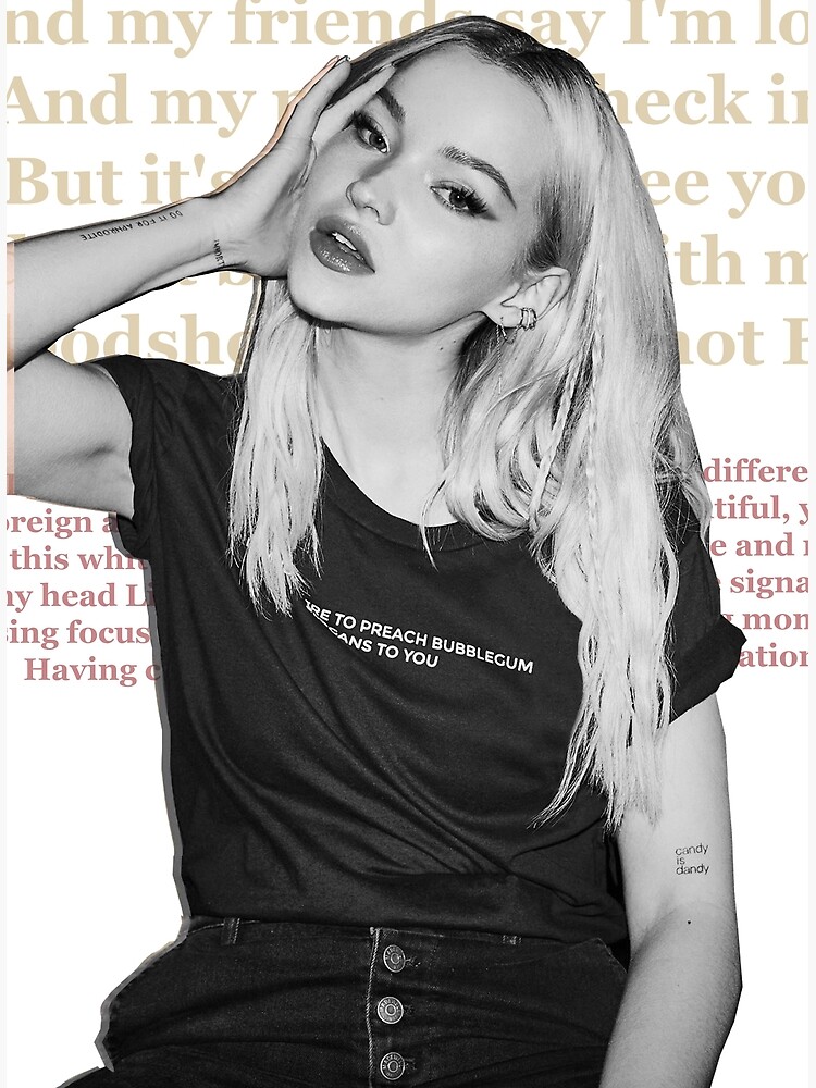 "Dove Cameron - Bloodshot" Poster by andreluizvsa | Redbubble