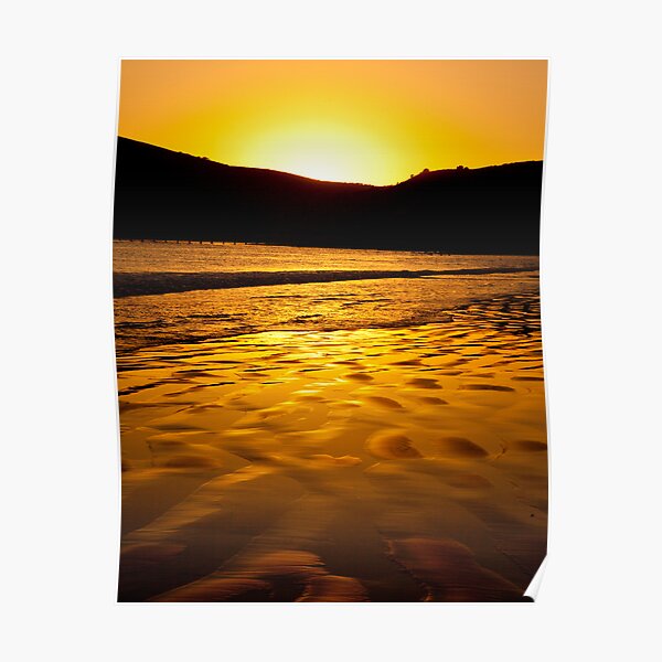 Avila Beach Sunset Poster