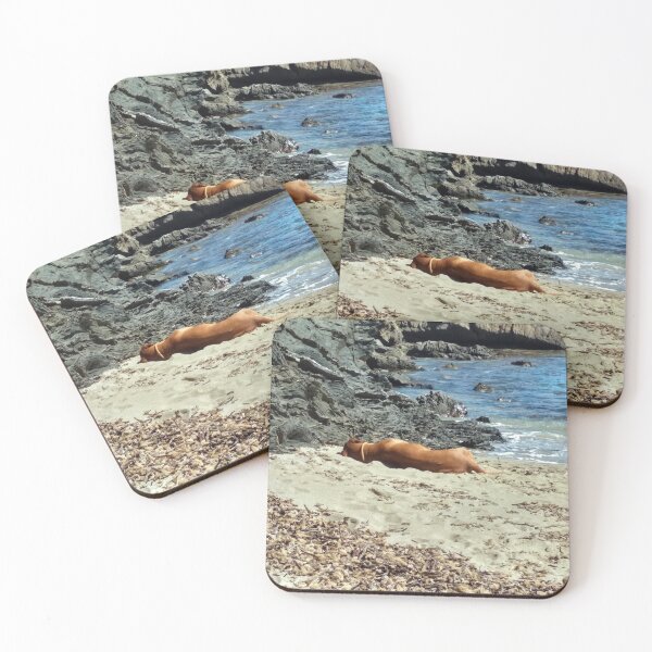 Item preview, Dog relaxing by the sea designed and sold by NadjaMei.