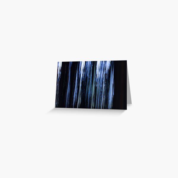 Blue Ice Greeting Card