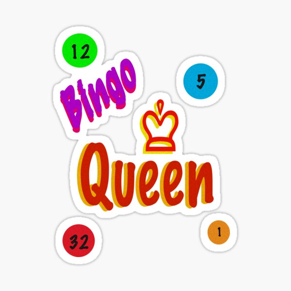 Bingo Queen Sticker