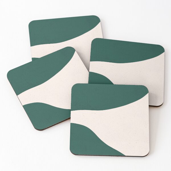 Item preview, Emerald Green Cream abstract art designed and sold by trajeado14.
