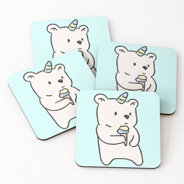 Item preview, Kawaii Bear Unicorn designed and sold by trajeado14.