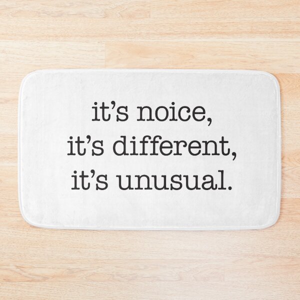 Item preview, It’s noice, it’s different, it’s unusual – Kath and Kim, black type designed and sold by VonBraun.