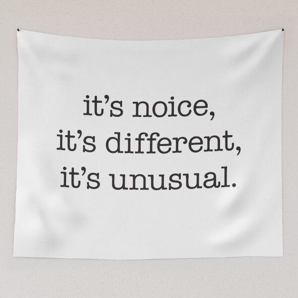 Item preview, It’s noice, it’s different, it’s unusual – Kath and Kim, black type designed and sold by VonBraun.