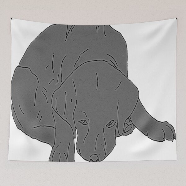 Item preview, Black Labrador saying Sorry designed and sold by ABY-Creative.