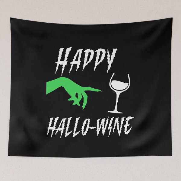Item preview, HalloWine Funny Halloween Wine Lover Spooky Gift designed and sold by BiagioDeFranco.