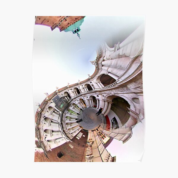 Piazza dei signori - Basilica Palladiana Poster