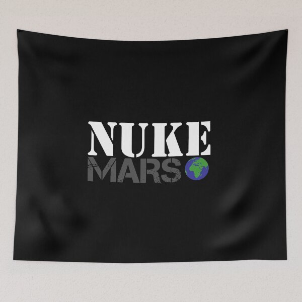 Item preview, Nuke Mars Funny Space Planet Shirt designed and sold by BiagioDeFranco.