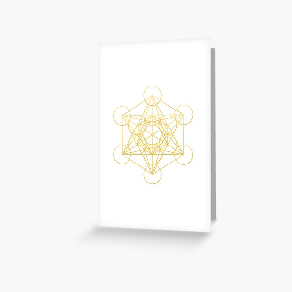 Item preview, Golden Metatron Cube designed and sold by ifyoufeellike.