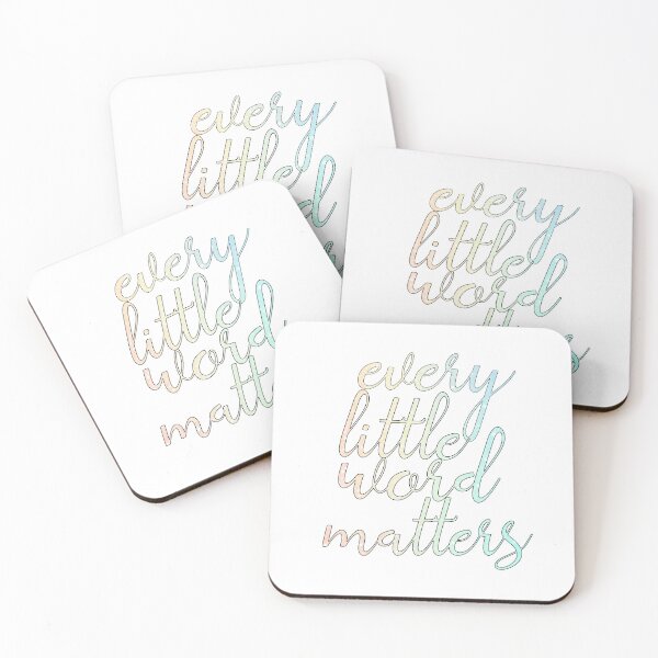 Item preview, Every Little Word Matters designed and sold by TheWriteShoppe.