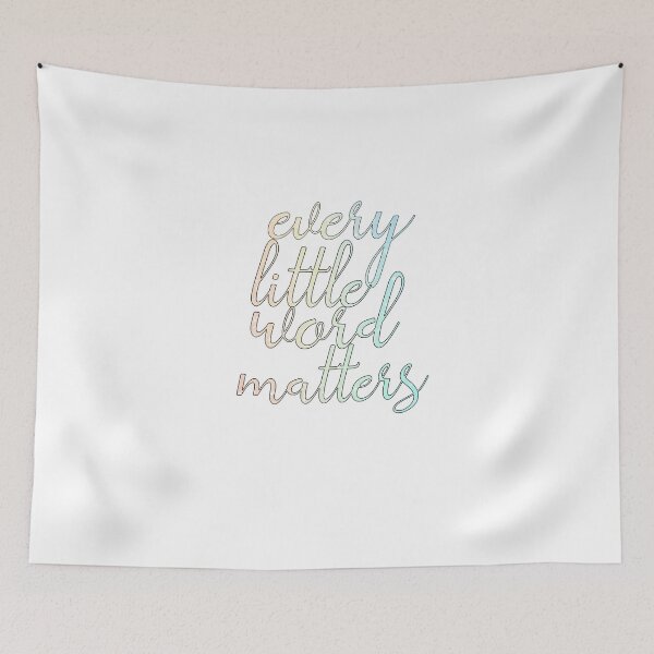 Item preview, Every Little Word Matters designed and sold by TheWriteShoppe.