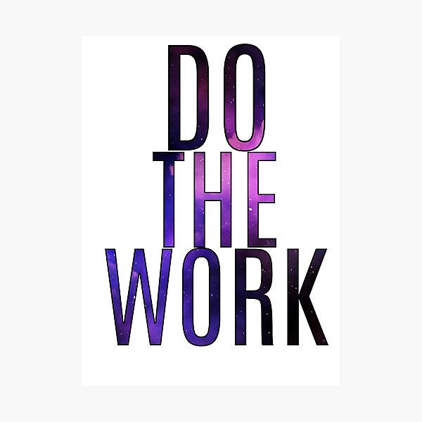 Item preview, Do The Work designed and sold by TheWriteShoppe.