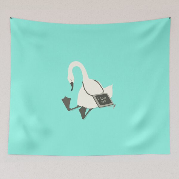 Item preview, Louis the Swan and His Chalkboard designed and sold by IzzyAz.