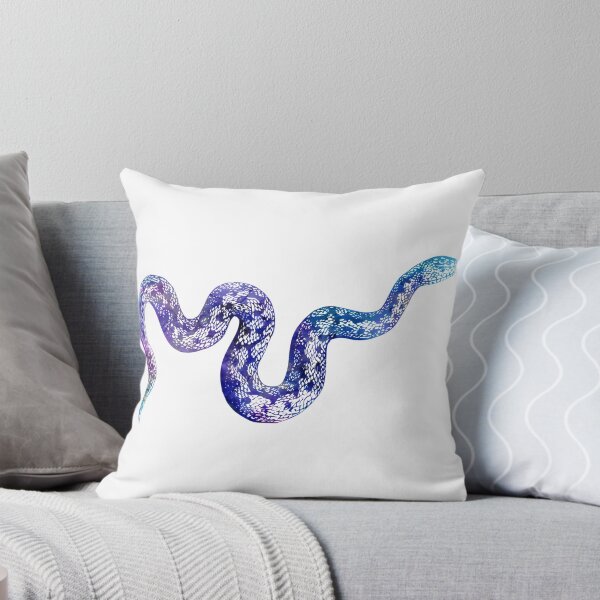Item preview, Ssss Snake - Watercolor Blues designed and sold by Sweetie Spicy.