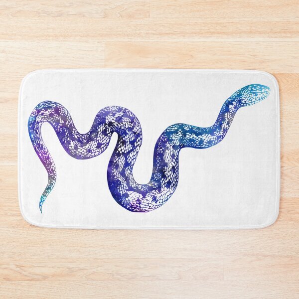 Item preview, Ssss Snake - Watercolor Blues designed and sold by Sweetie Spicy.