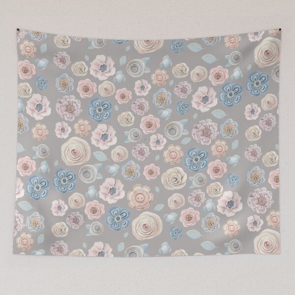 Item preview, antique floral designed and sold by MagpieMuddles.