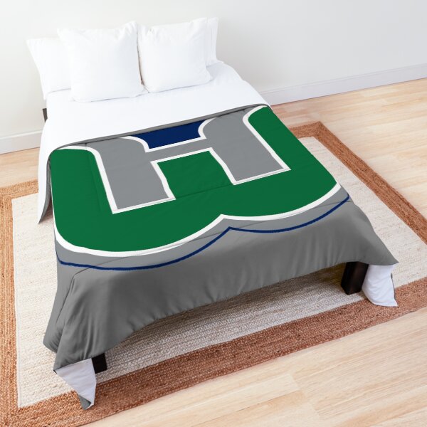 Vintage Hartford Hockey - Retro Whalers Comforter