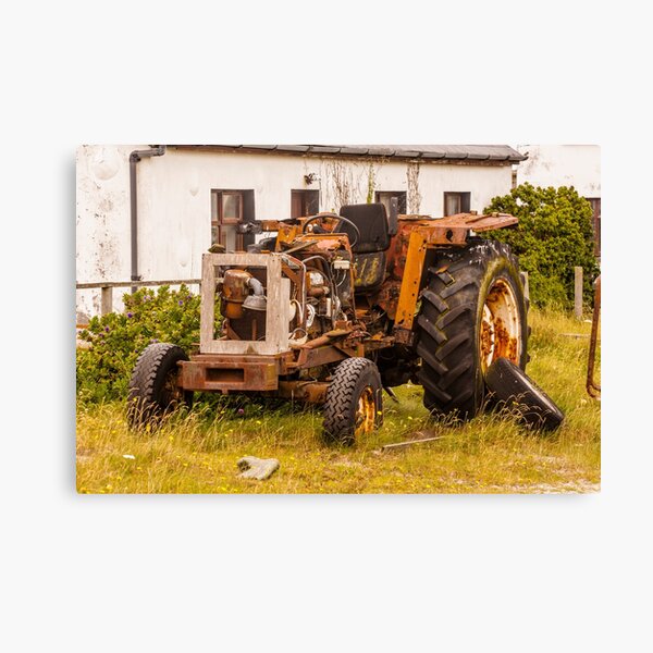 Rusty Tractor on the Aran Islands Canvas Print