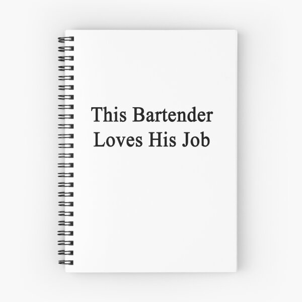 Item preview, This Bartender Loves His Job  designed and sold by supernova23.