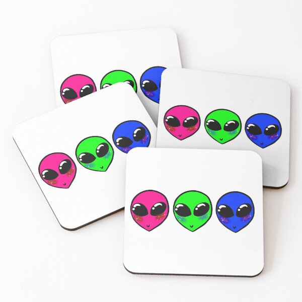 Item preview, aliens designed and sold by rainbowcatnip.