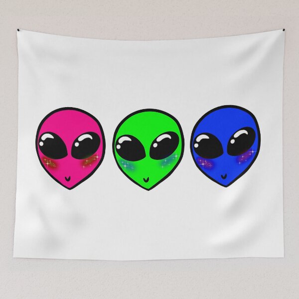 Item preview, aliens designed and sold by rainbowcatnip.