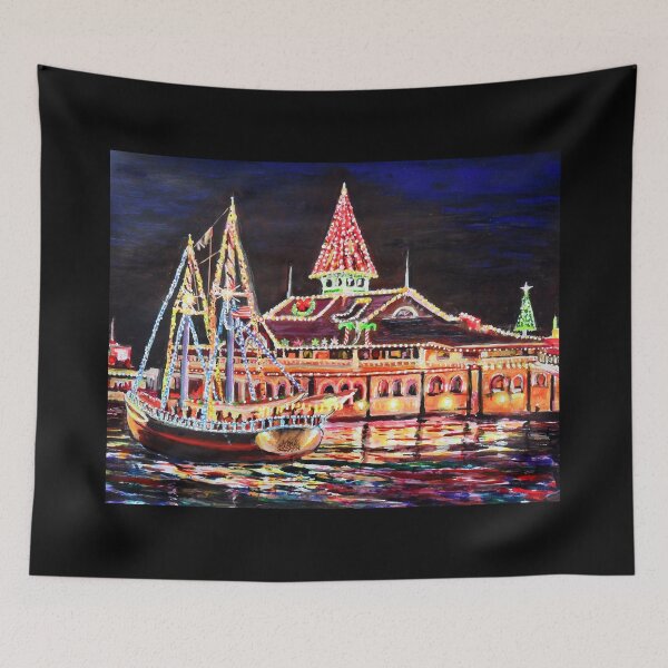 Item preview, Happy Holidays Newport Beach California  Edit designed and sold by ArtbyLeclerc.