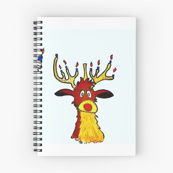 Item preview, Rudolph The Red Nosed Menorah  designed and sold by BionicLauren.