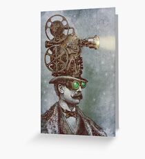 The Projectionist Greeting Card